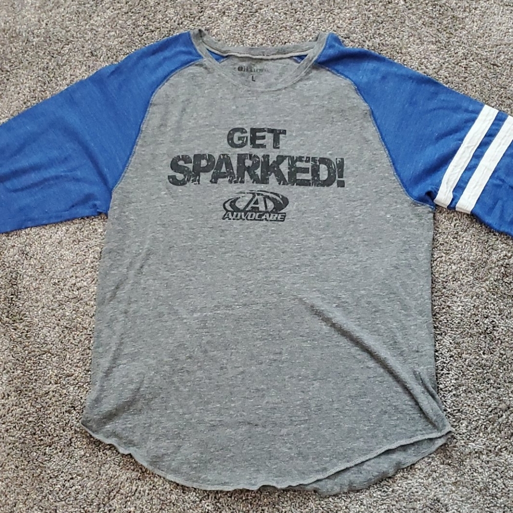 Advocare 3/4 sleeve raglan baseball tee